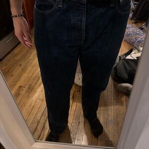 J. Crew Men's Dark Indigo Relaxed Jeans